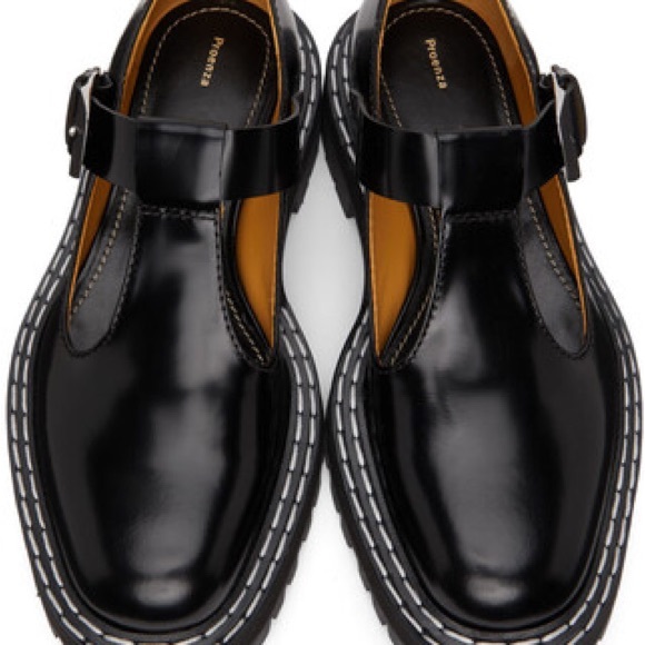 Proenza Schouler Black Mary Jane Oxfords - Size 41 - Picture 4 of 4